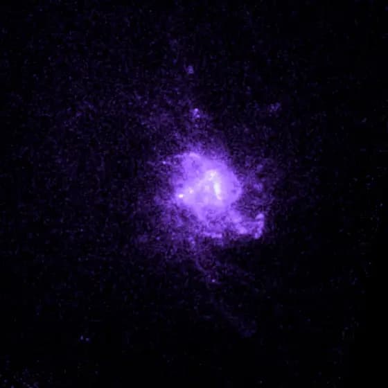 Galaxy Abell 2597, photographed by Hubble on June 23, 2008